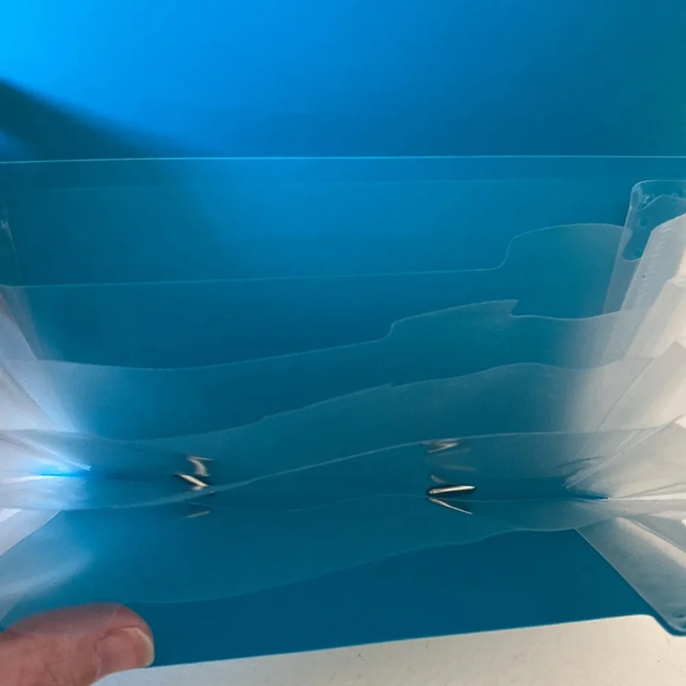 Small accordion folder.